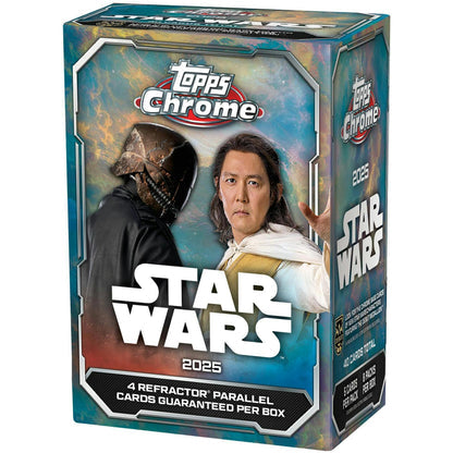 2025 Topps Star Wars Chrome Blaster Box Trading Cards 8 Pack-Topps-Sports Replay - Sports Excellence