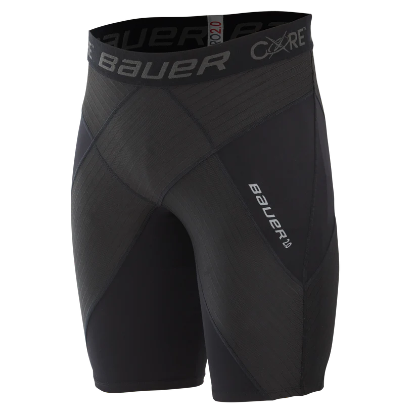 Bauer Core 2.0 Senior Compression Short-Bauer-Sports Replay - Sports Excellence