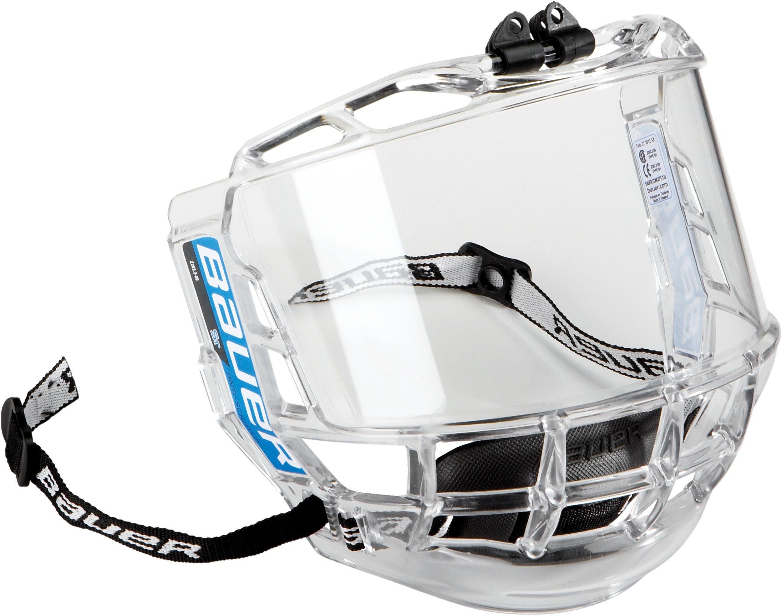 Bauer Junior Concept 3 Full Clear Visor-Bauer-Sports Replay - Sports Excellence