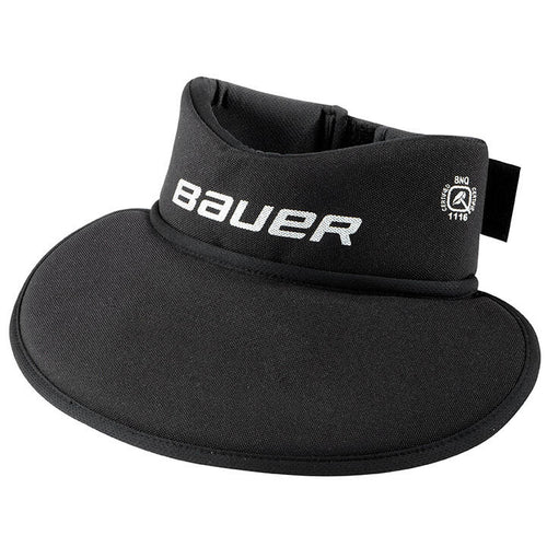 Bauer Ng Nlp8 Core Youth Bib Neck Guard Blk Youth-Bauer-Sports Replay - Sports Excellence
