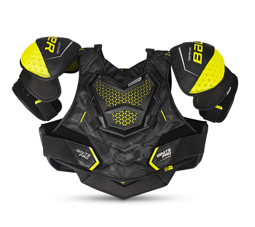 Bauer S23 Supreme Ignite Pro+ Intermediate Hockey Shoulder Pads - Sec-Sports Replay - Sports Excellence-Sports Replay - Sports Excellence