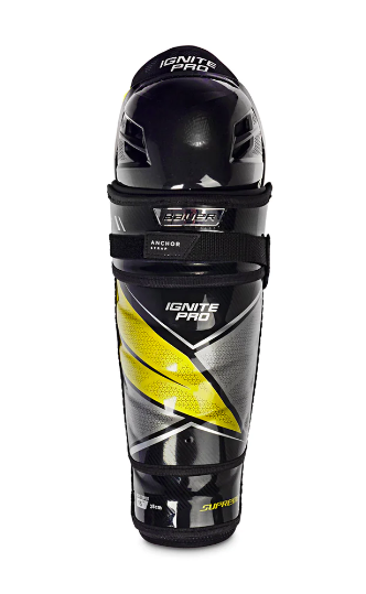 Bauer S23 Supreme Ignite Pro+ Senior Hockey Shin Guards - Sec-Bauer-Sports Replay - Sports Excellence