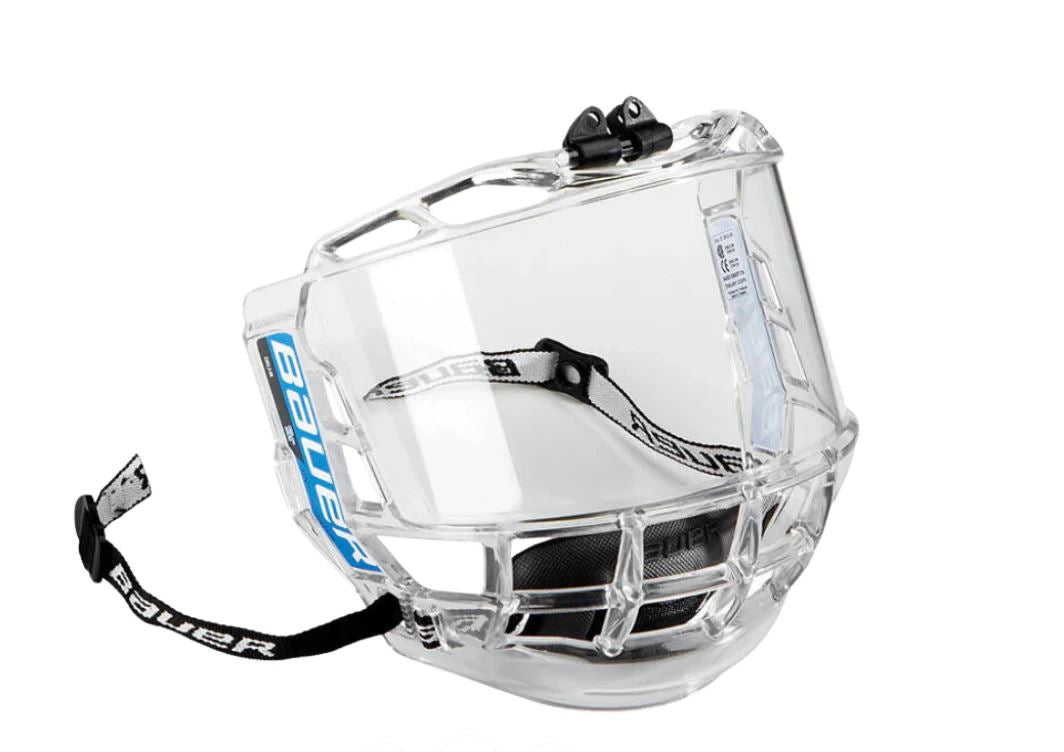 Bauer Senior Concept 3 Full Clear Visor-Sports Replay - Sports Excellence-Sports Replay - Sports Excellence
