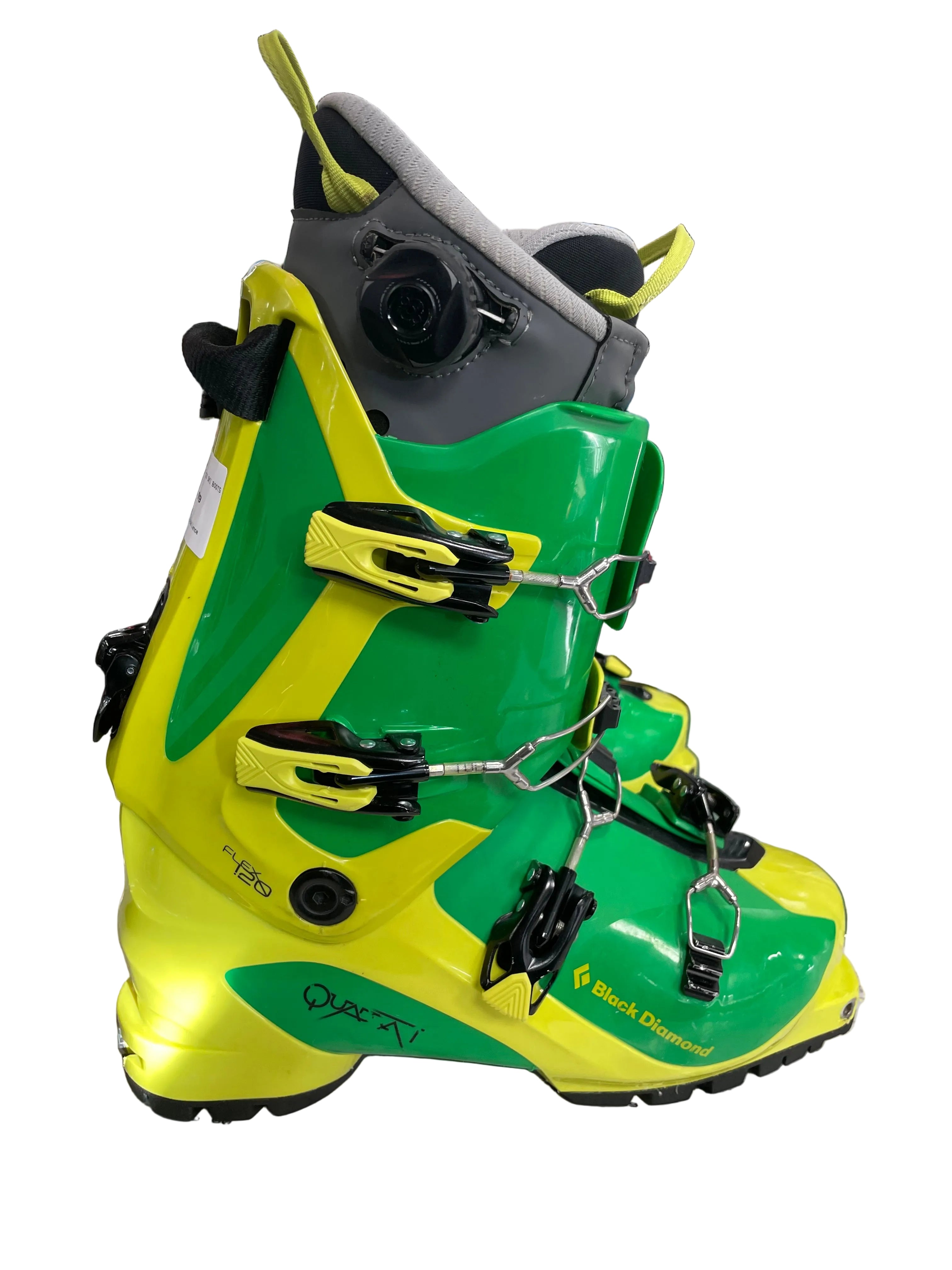Black Diamond Quadrant 120 Ski Boots Size 27.5 Grn/Yell-Sports Replay - Sports Excellence-Sports Replay - Sports Excellence