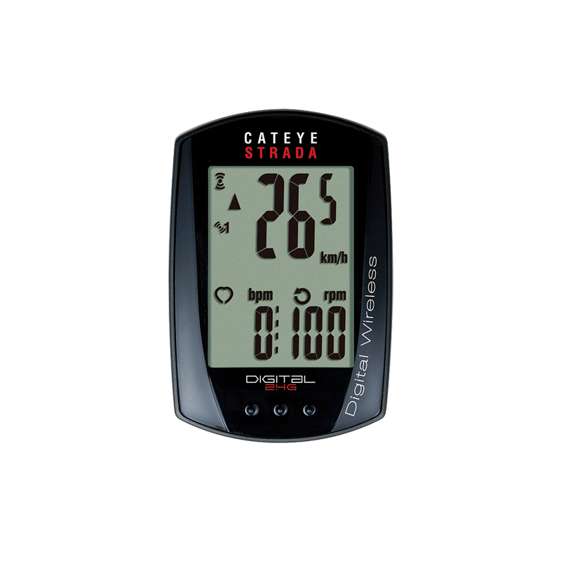 Cateye Strada Digital Wireless Cycle Computer Heart Rate /Speed/Distance-Sports Replay - Sports Excellence-Sports Replay - Sports Excellence