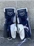 Ccm E4.9 Hockey Goalie Leg Pads 29+1 Wht/Blu/Gry-Sports Replay - Sports Excellence-Sports Replay - Sports Excellence
