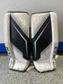 Ccm Y-Flex Goalie Leg Pads 24" Wht/Blk-Sports Replay - Sports Excellence-Sports Replay - Sports Excellence