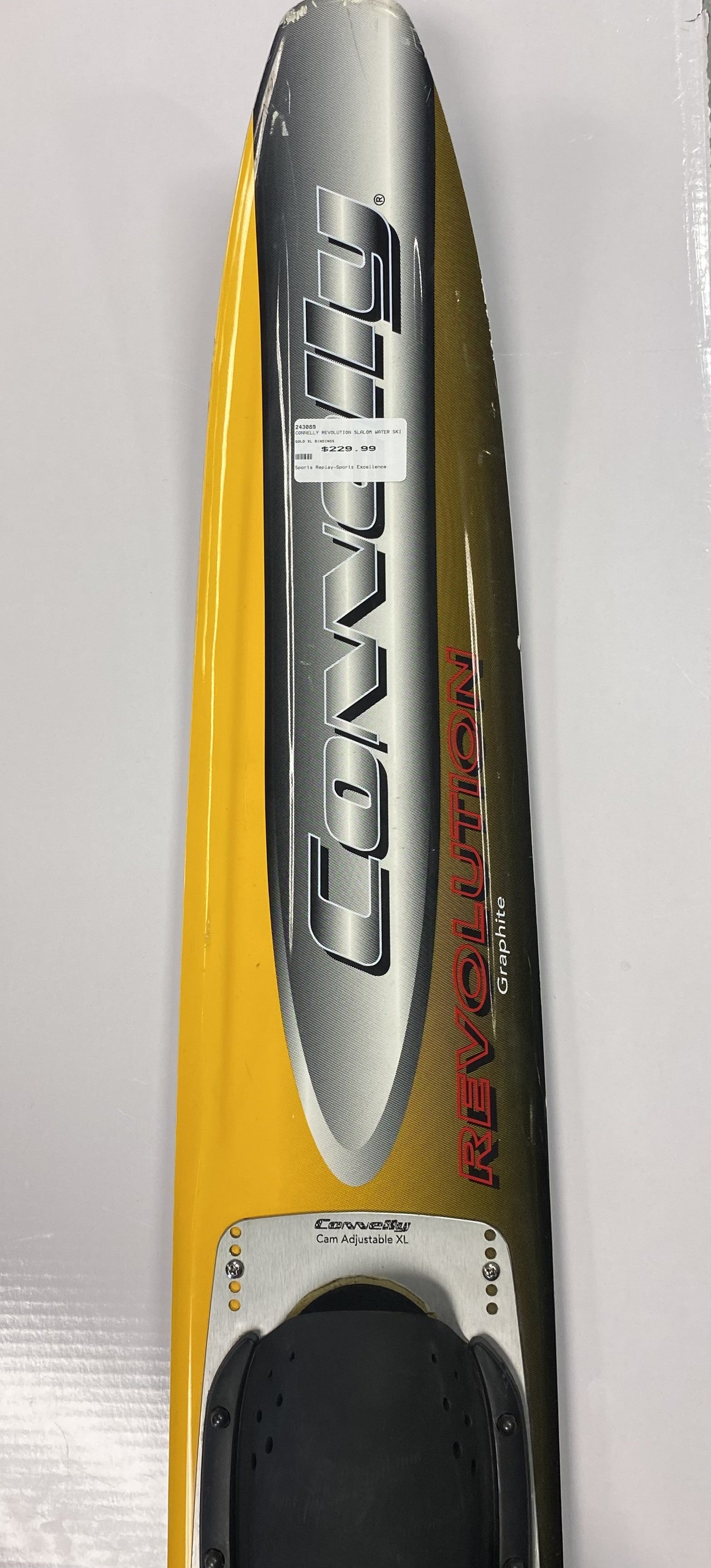 Connelly Revolution Slalom Water Ski Gold Xl Bindings-Sports Replay - Sports Excellence-Sports Replay - Sports Excellence