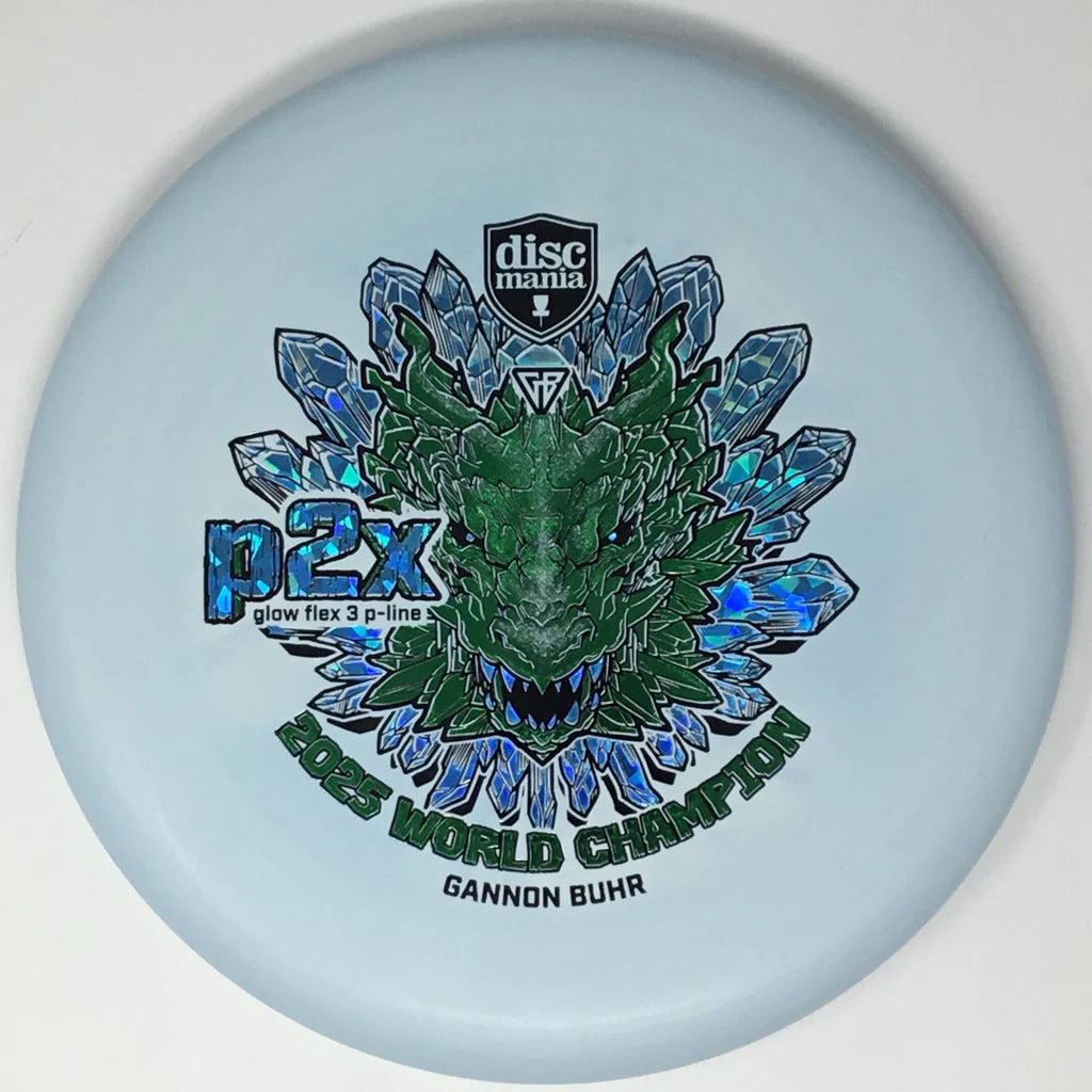 Discmania Glow Flex 3 P-Line P2X Gannon Buhr 2025 World Champion-Discmania-Sports Replay - Sports Excellence