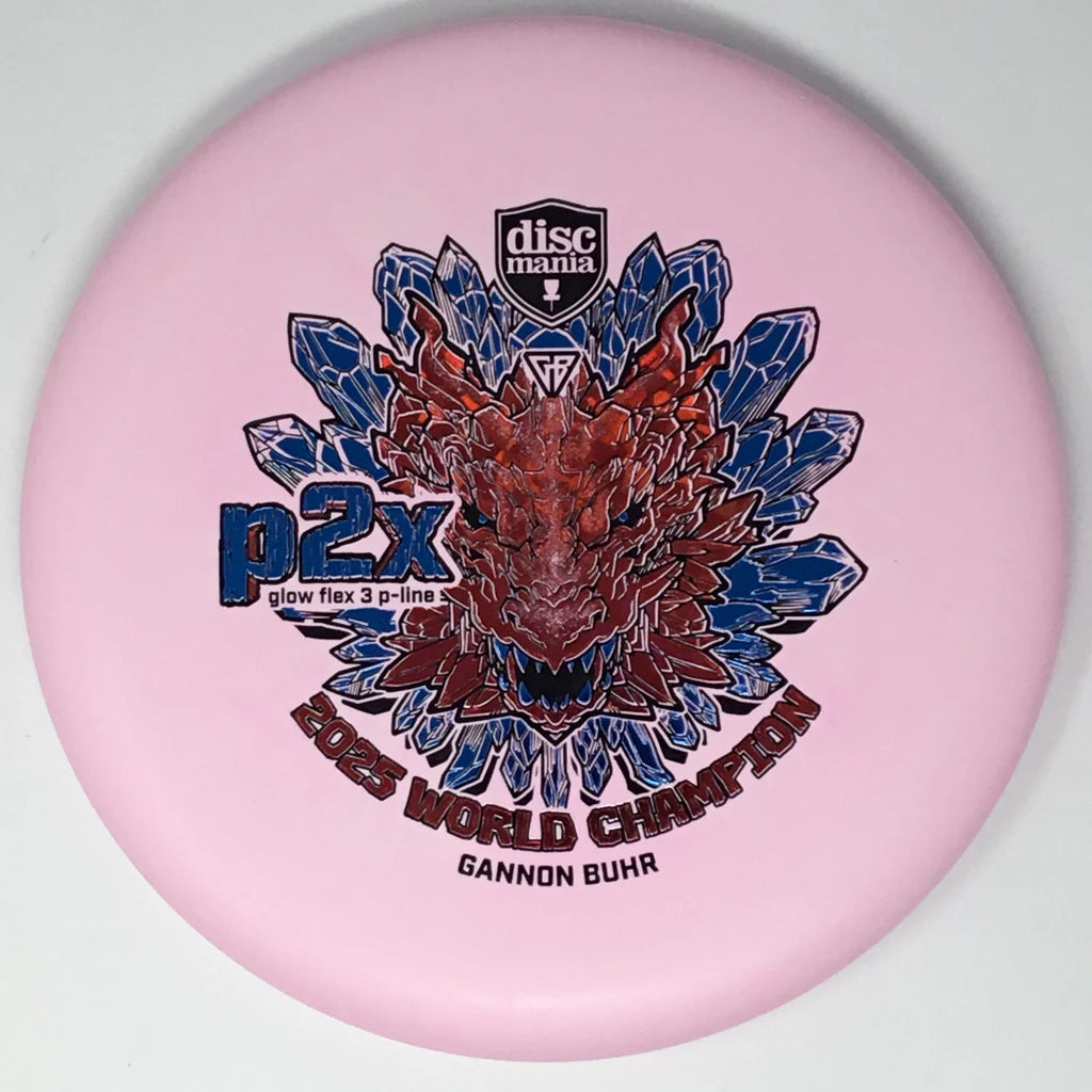 Discmania Glow Flex 3 P-Line P2X Gannon Buhr 2025 World Champion-Discmania-Sports Replay - Sports Excellence