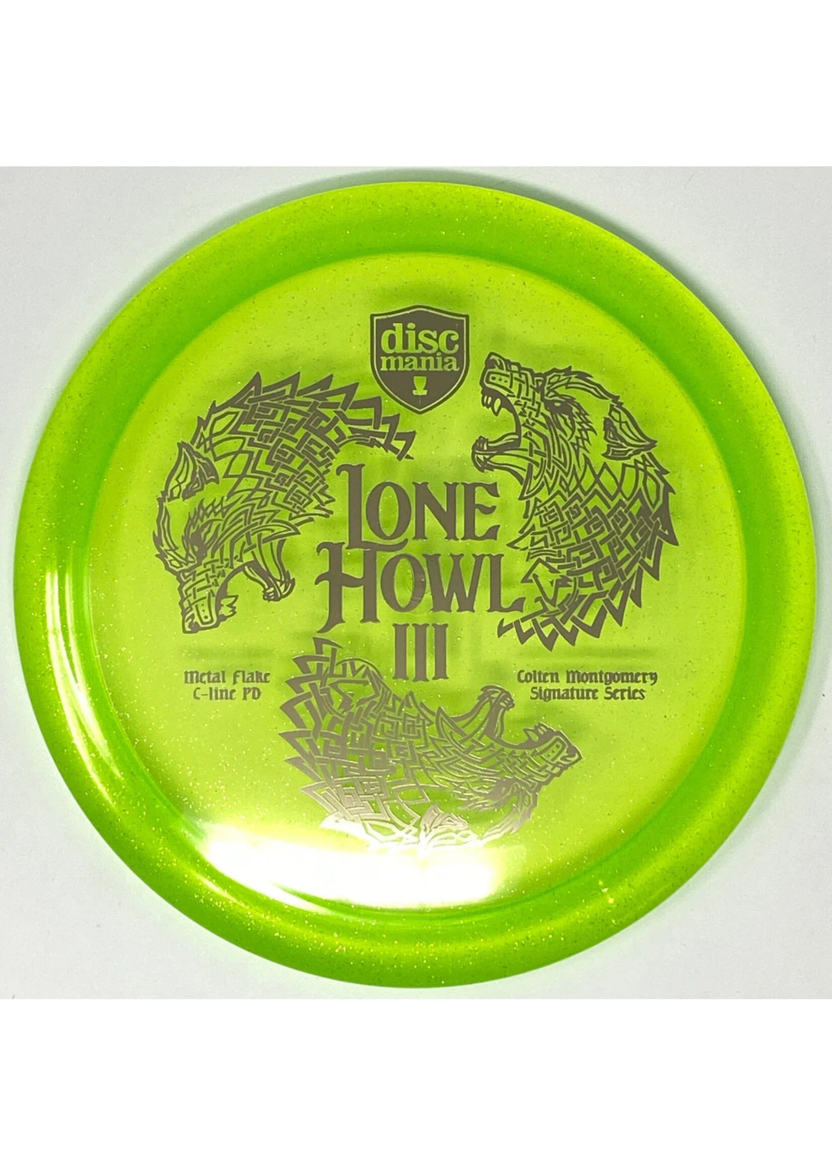 Discmania Metal Flake C-Line Pd Lone Howl 3 C.Montgomery Sig Series Green/ 171G-Discmania-Sports Replay - Sports Excellence
