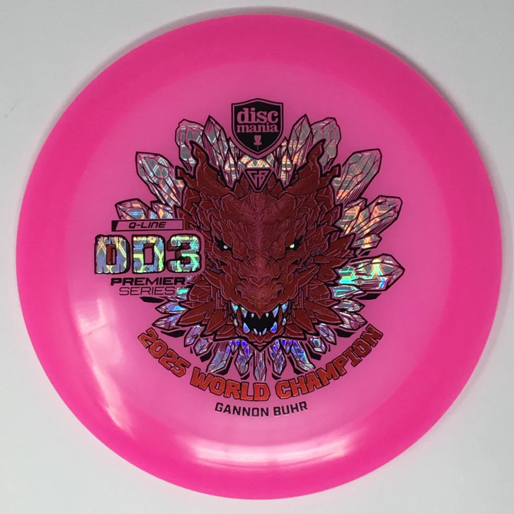 Discmania Q-Line Dd3 Gannon Buhr 2025 World Champion-Discmania-Sports Replay - Sports Excellence