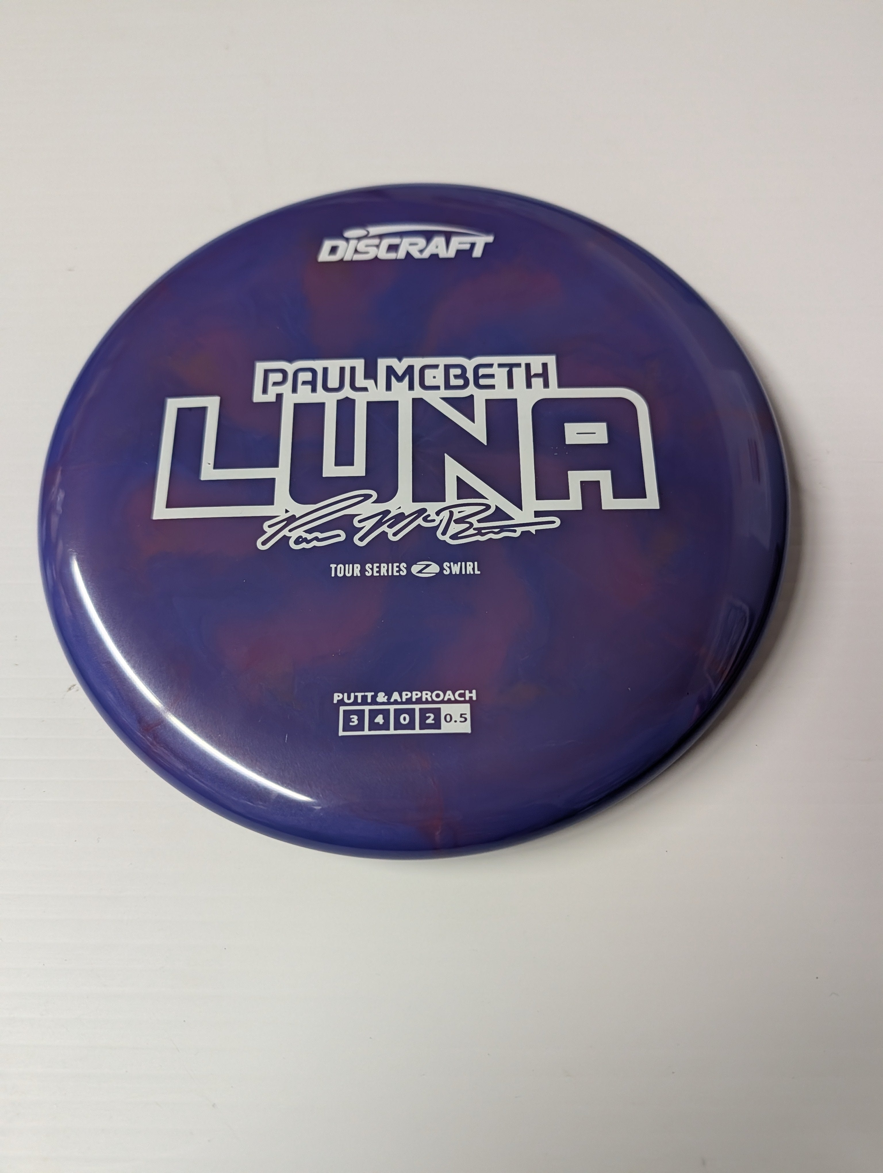 Discraft Z Swirl Luna Paul Mcbeth 2025 Tour Series-Discraft-Sports Replay - Sports Excellence
