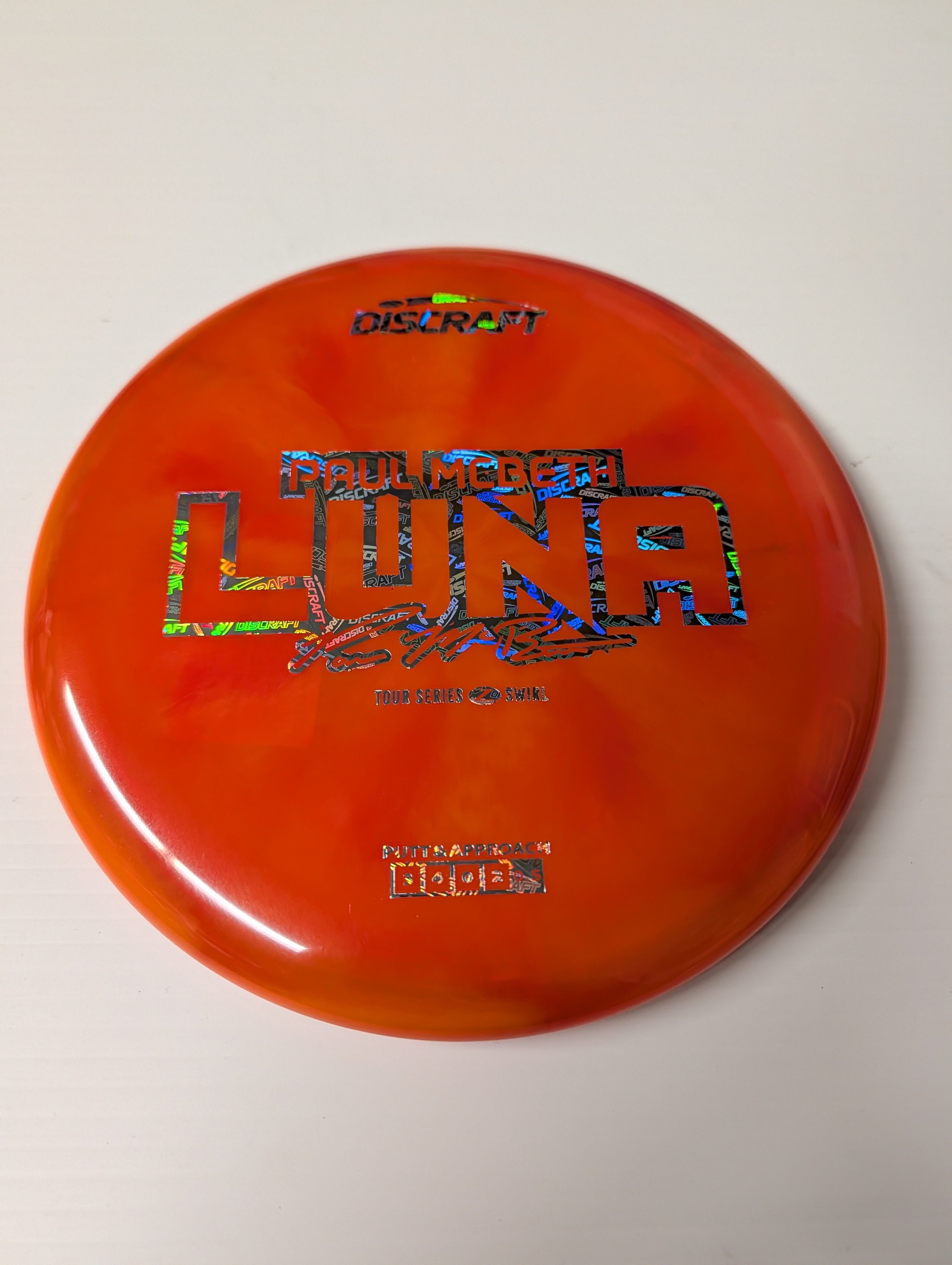 Discraft Z Swirl Luna Paul Mcbeth 2025 Tour Series-Discraft-Sports Replay - Sports Excellence
