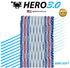 ECD HeroMesh 3.0 Semi Soft Lacrosse Mesh USA 23-RED/WHT/BLU-ECD-Sports Replay - Sports Excellence