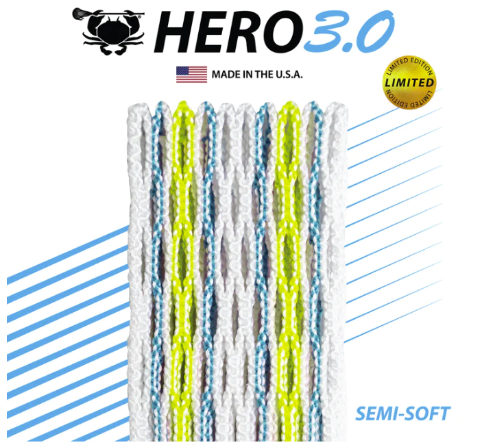 Ecd Heromesh 3.0 Semi Soft Lacrosse Mesh-Sports Replay - Sports Excellence-Sports Replay - Sports Excellence
