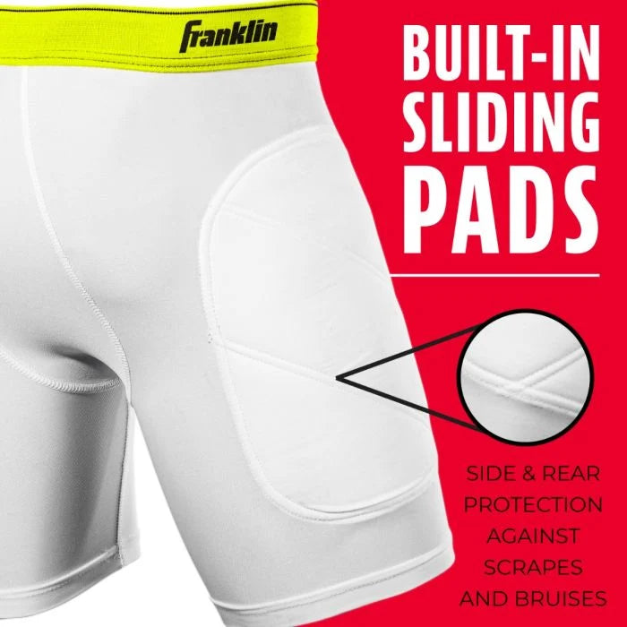 Franklin Mlb Youth Baseball Padded Sliding Shorts-Franklin-Sports Replay - Sports Excellence