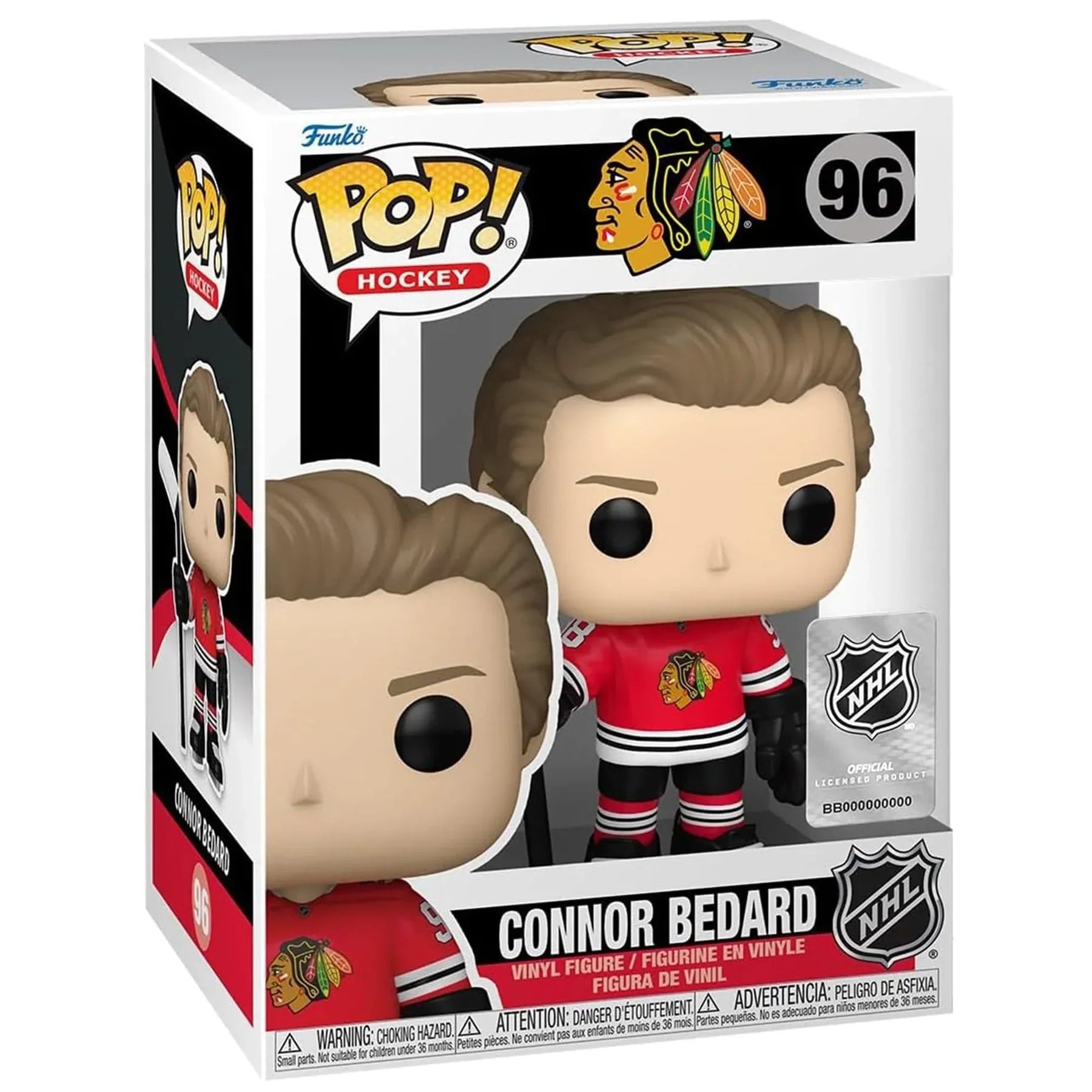 Funko Pop Nhl Blackhawks Connor Bedard-Funko-Sports Replay - Sports Excellence