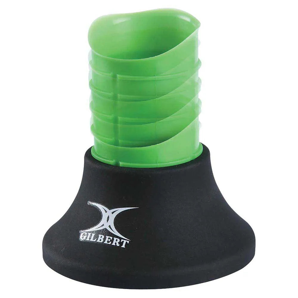 Gilbert Kicking Telescopic Tee Blk/Grn-Gilbert-Sports Replay - Sports Excellence