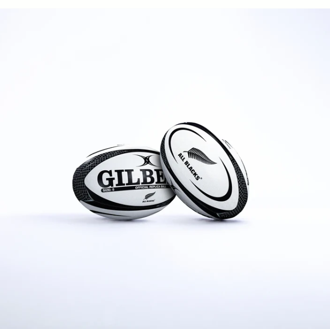 Gilbert Official Replica All Blacks Rugby Ball Size 5-Gilbert-Sports Replay - Sports Excellence