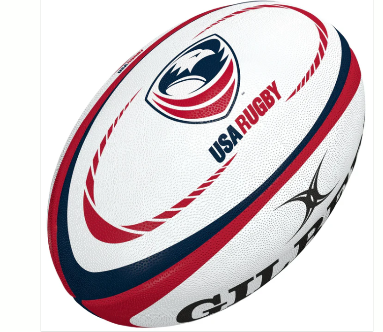 Gilbert Official Replica Usa Rugby Ball Size 5-Gilbert-Sports Replay - Sports Excellence