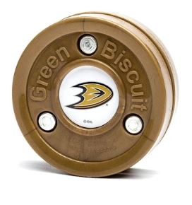 Green Biscuit Nhl Team Training Hockey Puck-Green Biscuit-Sports Replay - Sports Excellence