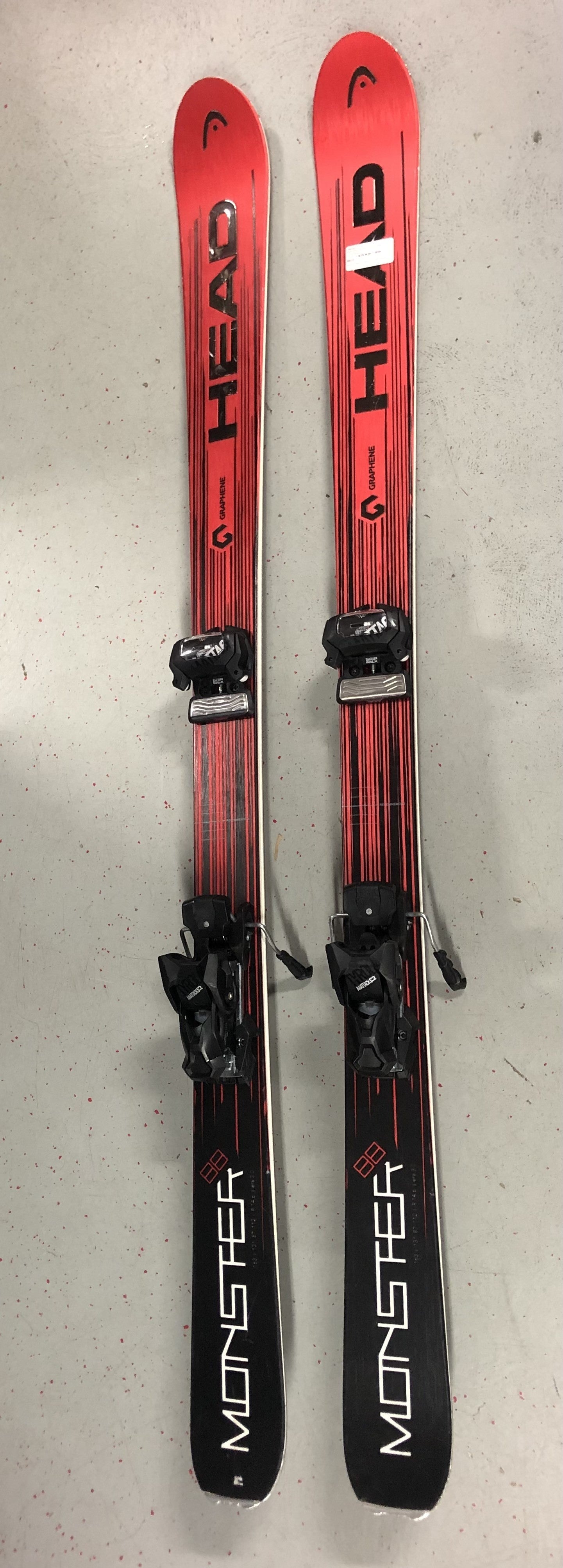 HEAD MONSTER 88 SKIS W/ 13 BIND 163 CM RED/BLK-Sports Replay - Sports Excellence-Sports Replay - Sports Excellence