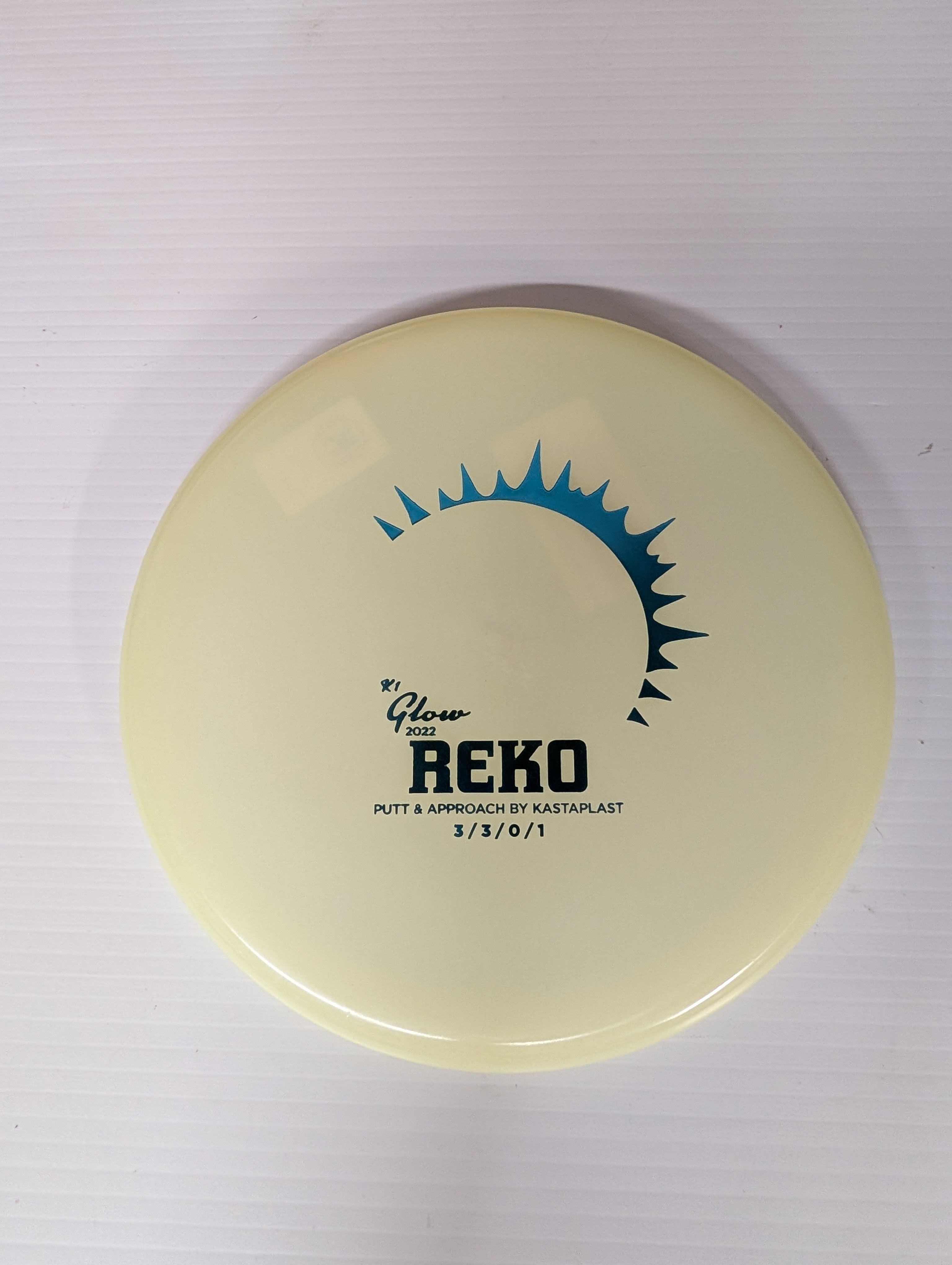 Kastaplast K1 Glow Reko Golf Disc 2022-Kastaplast-Sports Replay - Sports Excellence