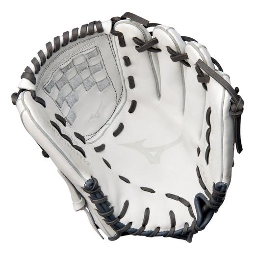 Mizuno Mvp Prime 12" Fastpitch Softball Glove Gmvp1200Pf4W Reg Rh White/Grey-Mizuno-Sports Replay - Sports Excellence