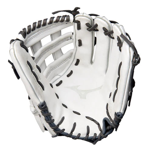 Mizuno Mvp Prime 13" Fast-Pitch Softball Glove Rht Wht/Gry Gmvp1300Pf4W-Mizuno-Sports Replay - Sports Excellence