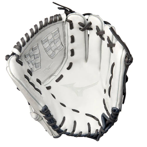 Mizuno Mvp Prime Fastpitch Softball Glove 12.5" Rht Wht/Gry-Mizuno-Sports Replay - Sports Excellence