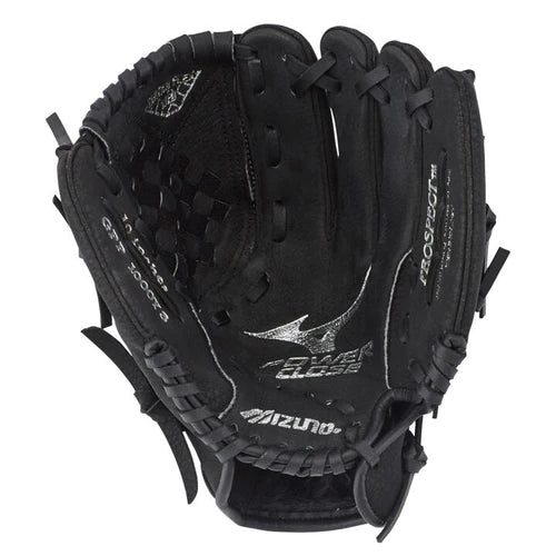 Mizuno Prospect Series Powerclose 10.0" Youth Baseball Glove Rht Black Gpp1000Y3-Mizuno-Sports Replay - Sports Excellence