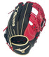 Mizuno Tradition Series 11.5" Baseball Glove Gtbc1151 Reg Rht Blk/Red-Mizuno-Sports Replay - Sports Excellence