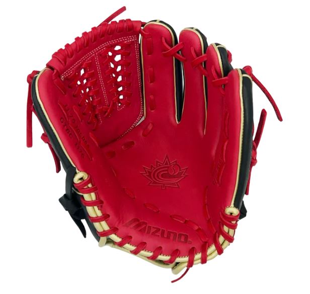 Mizuno Tradition Series 11.75" Baseball Glove Gtbc1176 Reg Rht Blk/Red-Mizuno-Sports Replay - Sports Excellence