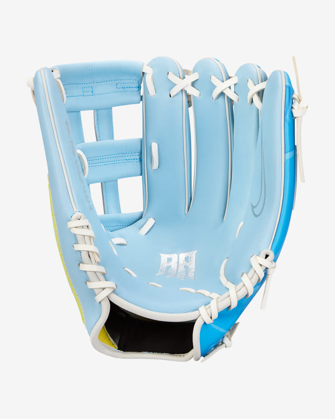 Nike Vapor Elite Acuna Fm 12.75" Baseball Glove Rht H-Web  Valor Blue/Wht/Opti Yellow
