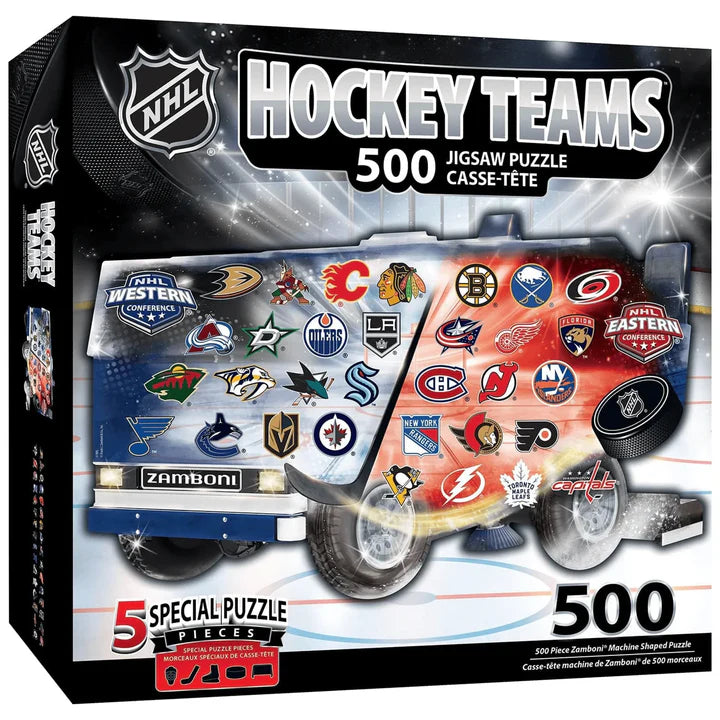 Nhl Team Zamboni 500 Piece Puzzle-Nhl-Sports Replay - Sports Excellence