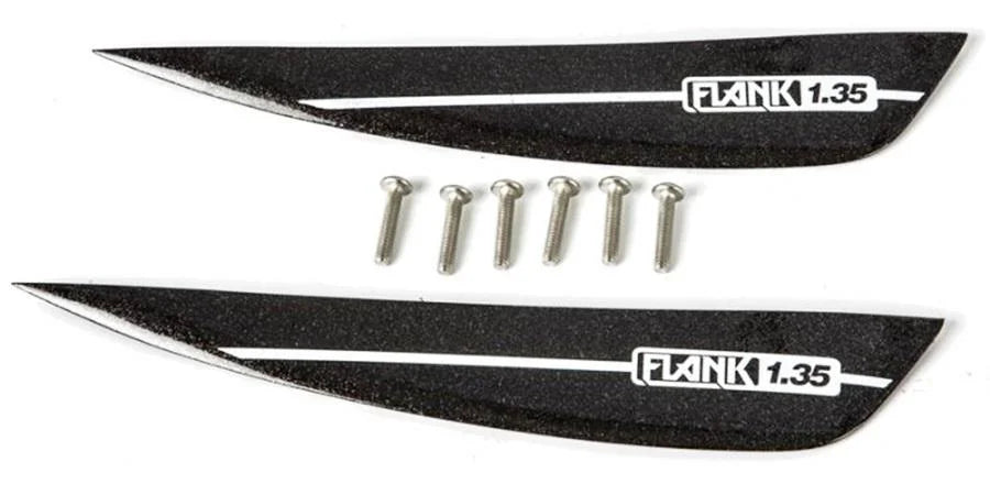 Obrien Flank 1.35 Fin Kit - 2 Pack-Obrien-Sports Replay - Sports Excellence