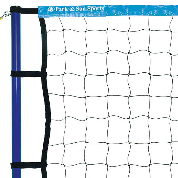 Park & Sun Sports Spiker Sport Volleyball Set Blue W/1.5" 3Pc Steel Poles Blue-Park & Sun-Sports Replay - Sports Excellence