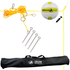 Park & Sun Sports Vb Flex 1000 Volleyball Set W/ 1 3/4" 2Pc Alum Poles, Volleyball, Ball Pump-Park & Sun-Sports Replay - Sports Excellence