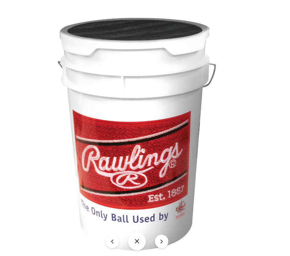 Rawlings Baseball Canada Bucket W/ Lid Baseball Canada-Rawlings-Sports Replay - Sports Excellence