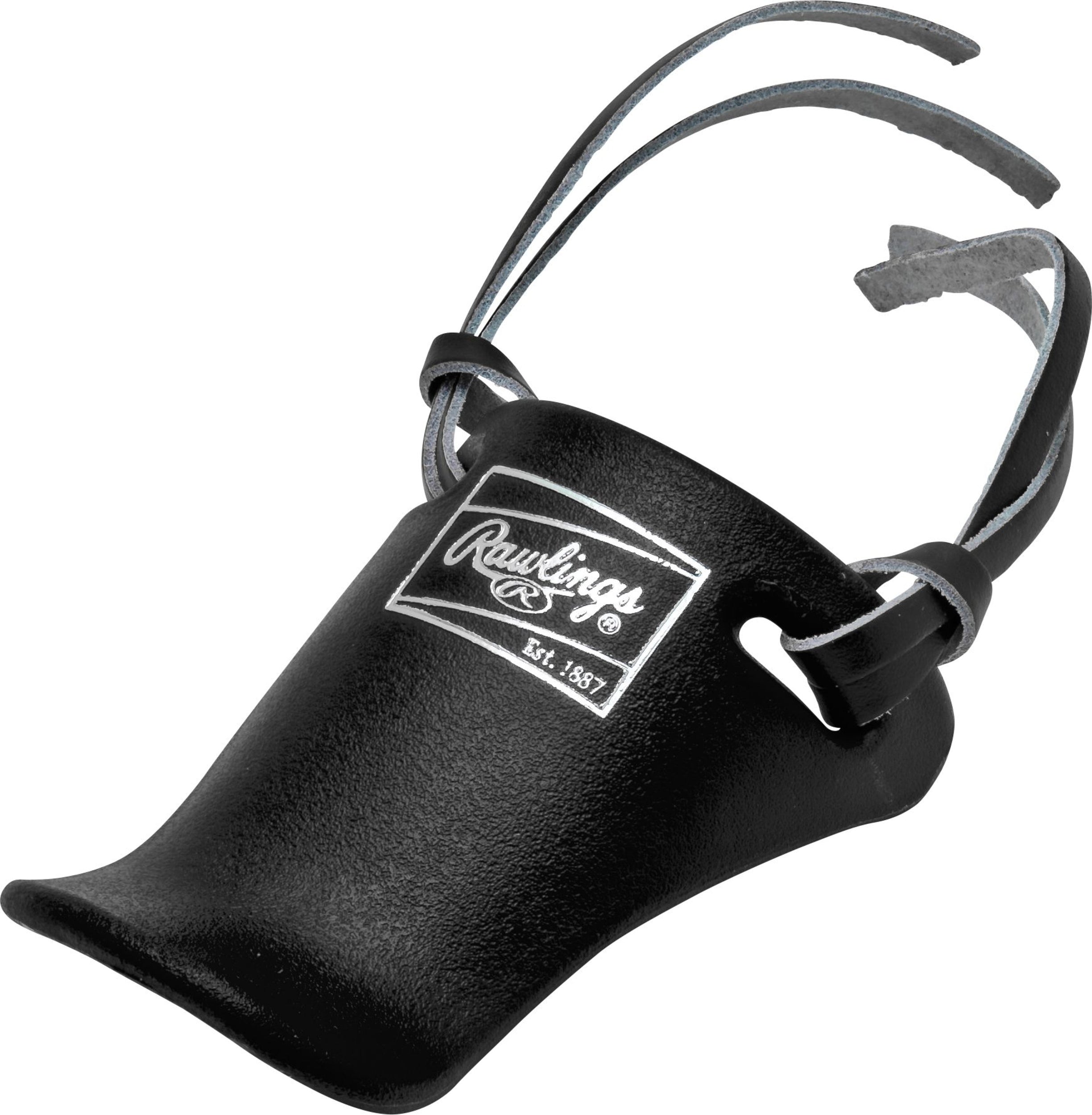 Rawlings Catchers Throat Guard Black-Rawlings-Sports Replay - Sports Excellence