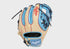 Rawlings Heart Of The Hide 11.5" Baseball Glove Rht, Pro-I Web, Camel/Columbia Blue-Rawlings-Sports Replay - Sports Excellence