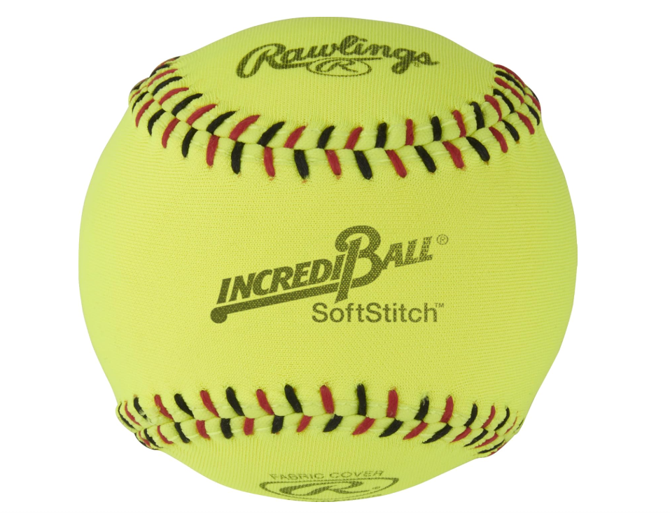 Rawlings Incredi-Ball 12" Yellow Softtouch Softball Each-Rawlings-Sports Replay - Sports Excellence