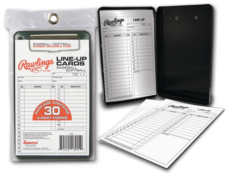 Rawlings Line-Up Card Case 30 Cards-Rawlings-Sports Replay - Sports Excellence
