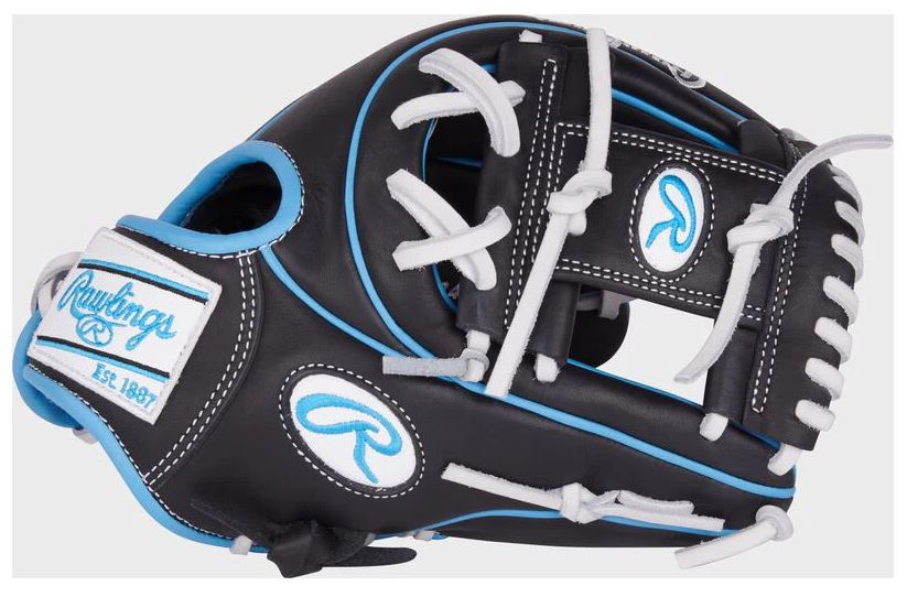 Rawlings Next Series 11.5" Contour Fit Baseball Glove Rht, Pro-I Web, Pink/Columbia Blue-Rawlings-Sports Replay - Sports Excellence
