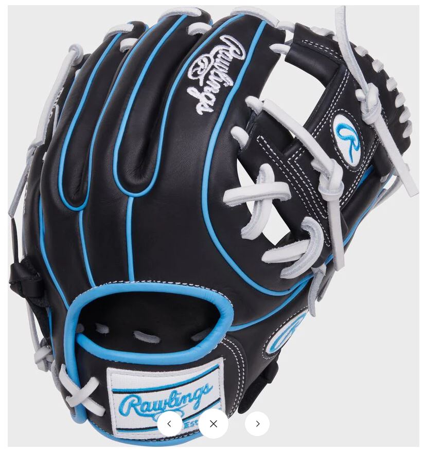 Rawlings Next Series 11.5" Contour Fit Baseball Glove Rht, Pro-I Web, Pink/Columbia Blue-Rawlings-Sports Replay - Sports Excellence