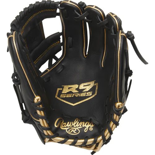 Rawlings R9 Series 11.5" Baseball Glove Rht Pro-I Web Black-Rawlings-Sports Replay - Sports Excellence