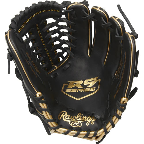 Rawlings R9 Series 11.75" Baseball Glove Rht Modified Trap-Eze Web-Rawlings-Sports Replay - Sports Excellence
