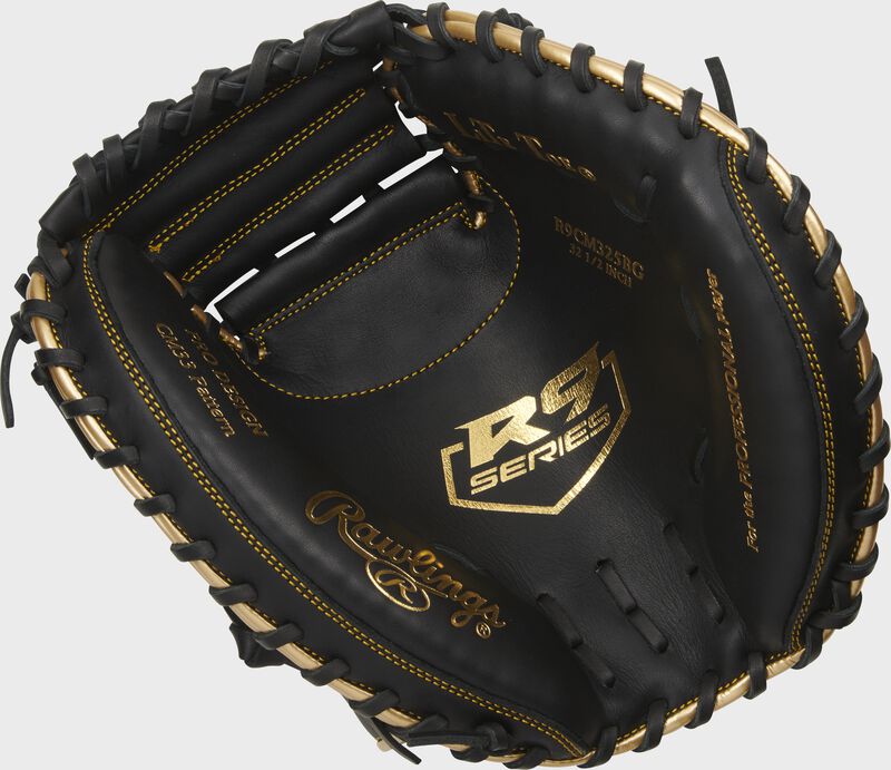 Rawlings R9 Series 32.5" Baseball Catchers Mitt 32 1/2 Inch Rht 1Pcc/Cv Black-Rawlings-Sports Replay - Sports Excellence