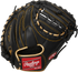 Rawlings R9 Series 32.5" Catcher'S Baseball Mitt Rht 1-Piece Solid Web Black-Rawlings-Sports Replay - Sports Excellence
